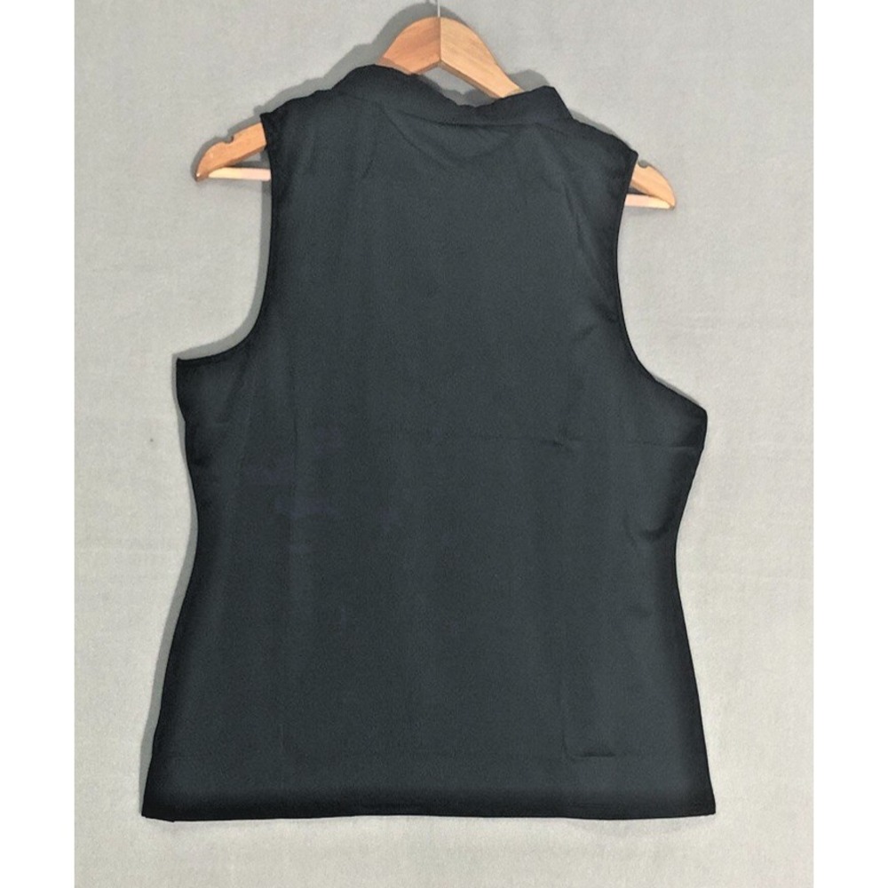 Under Cover Agent Kathleen Kirkwood Collared Sleeveless ShapewareTop Black Sx 1X - Picture 2 of 5